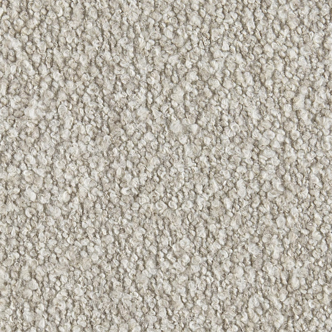 OTTOMAN UPHOLSTERED TOP OATMEAL ACRYLIC LEGS #73276