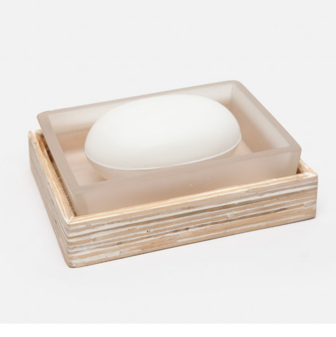 BATH COLLECTION BLEACHED RATTAN