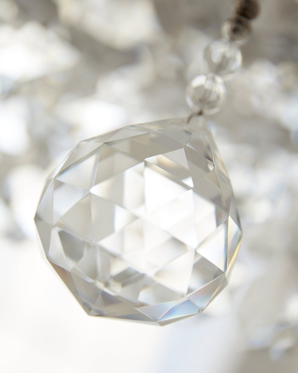 CHANDELIER MULTI-TIERED CRYSTAL GEMS SM #16489