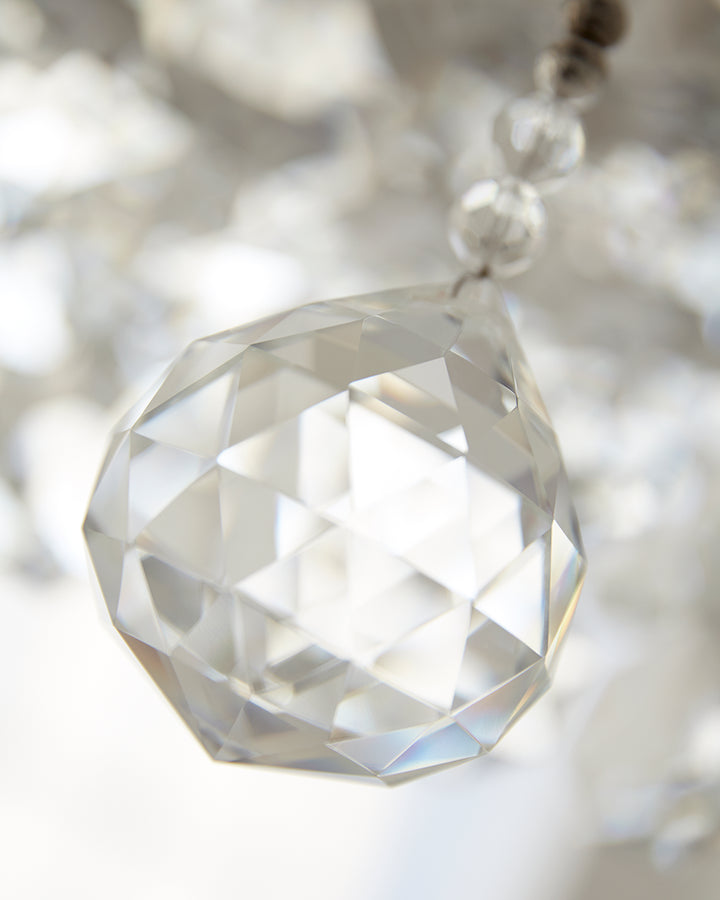 CHANDELIER MULTI-TIERED CRYSTAL GEMS SM #16489