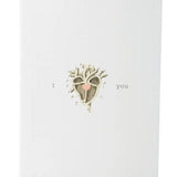 GREETING CARD "I HEART YOU"