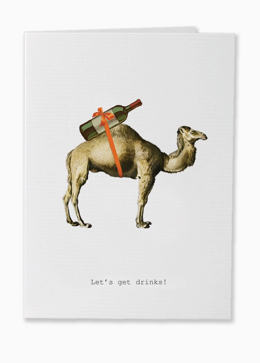 GREETING CARD "LET'S GET DRINKS"