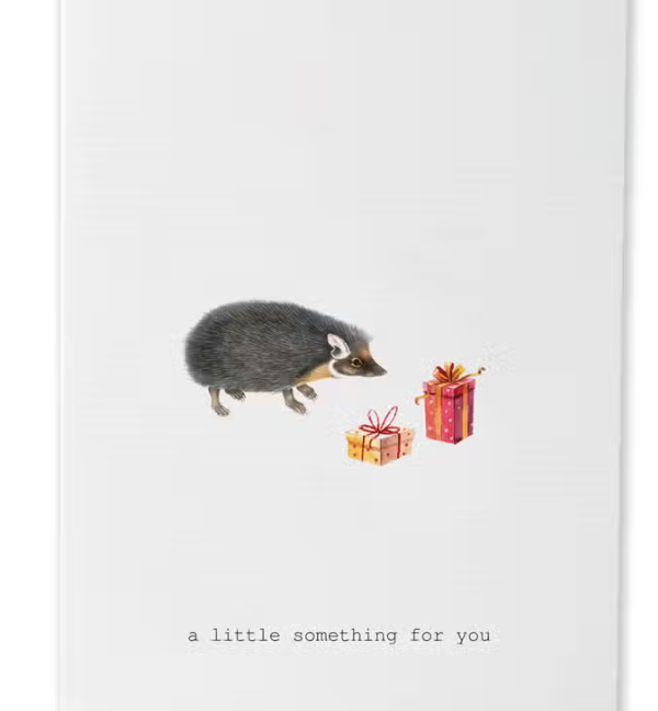 GREETING CARD "A LITTLE SOMETHING FOR YOU"