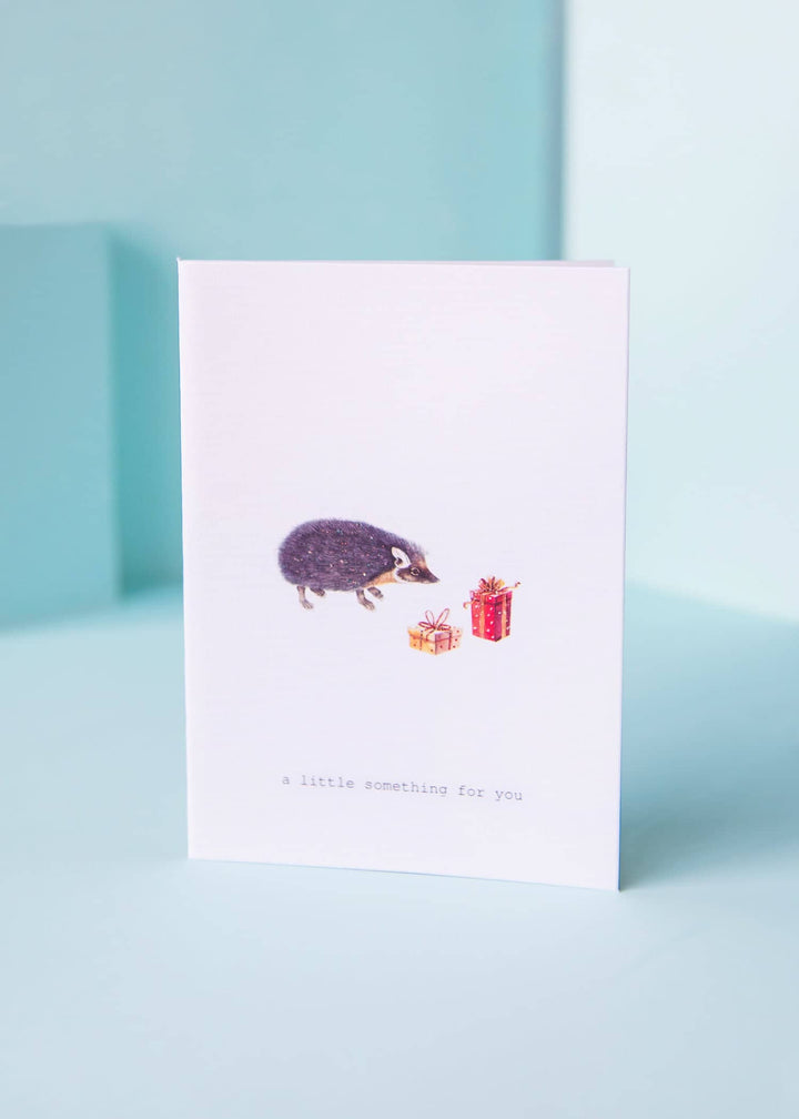 GREETING CARD "A LITTLE SOMETHING FOR YOU"