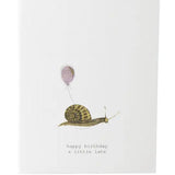 BIRTHDAY GREETING CARD "HAPPY BIRTHDAY A LITTLE LATE"