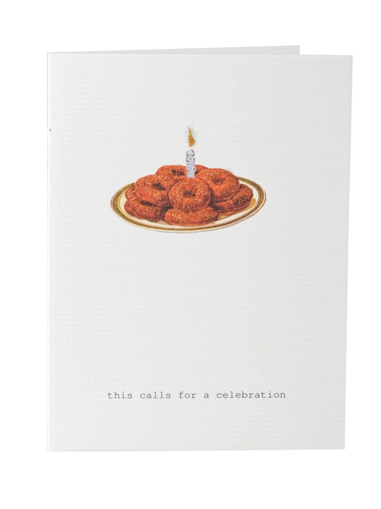 BIRTHDAY GREETING CARD "THIS CALLS FOR A CELEBRATION"