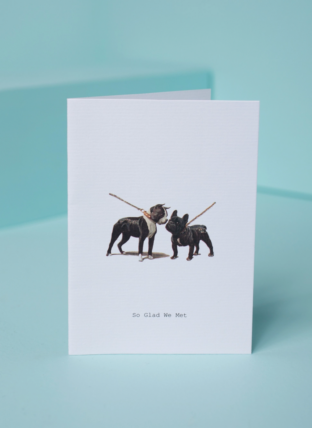 GREETING CARD "SO GLAD WE MET"