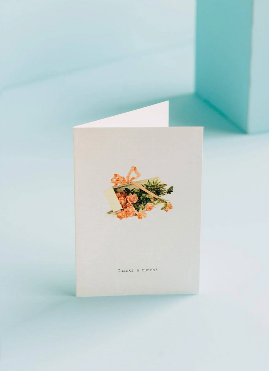 GREETING CARD "THANKS A BUNCH ROSES"
