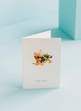 GREETING CARD "THANKS A BUNCH ROSES"