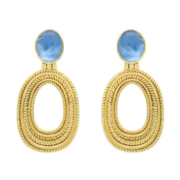 EARRINGS TANZANITE