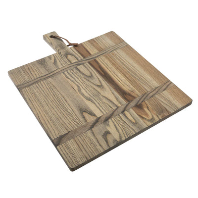 BOARD ASH WOOD WITH HANDLE SQUARE