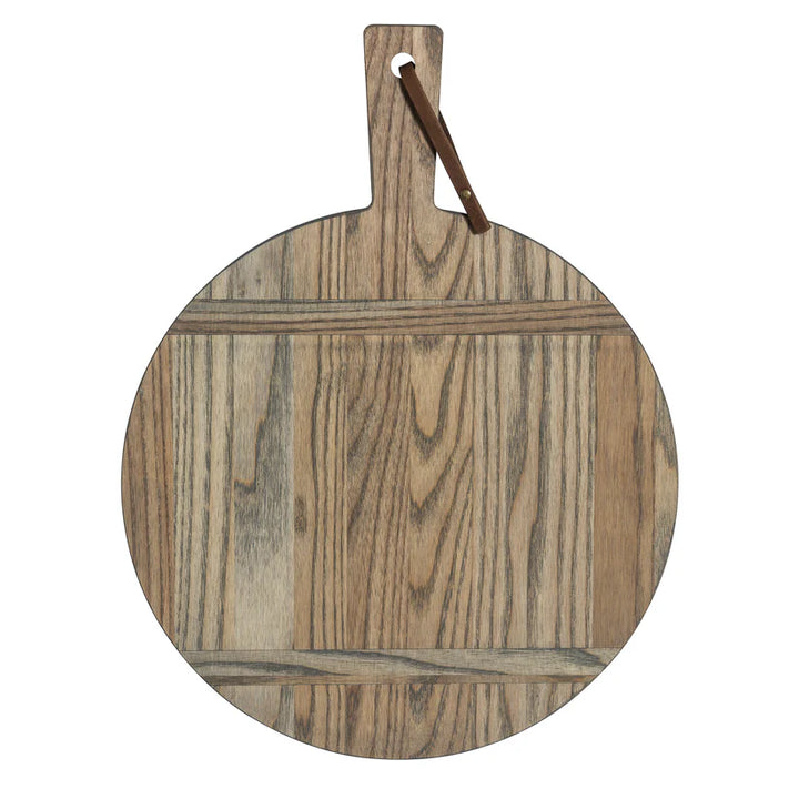 BOARD ROUND ASH WOOD WITH HANDLE