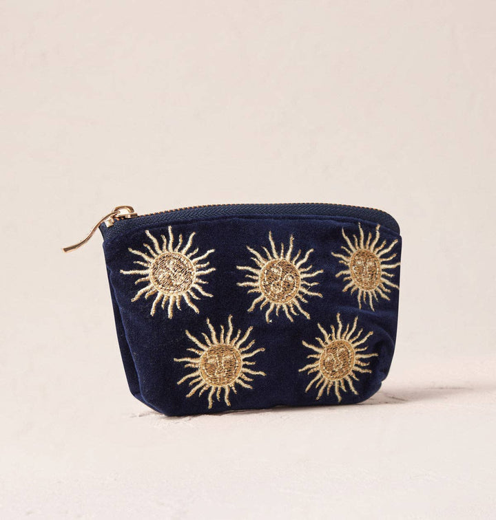 COIN PURSE SUN GODDESS NAVY