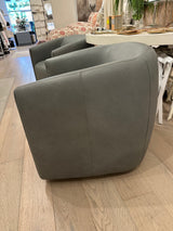 CHAIR SWIVEL BARREL LEATHER