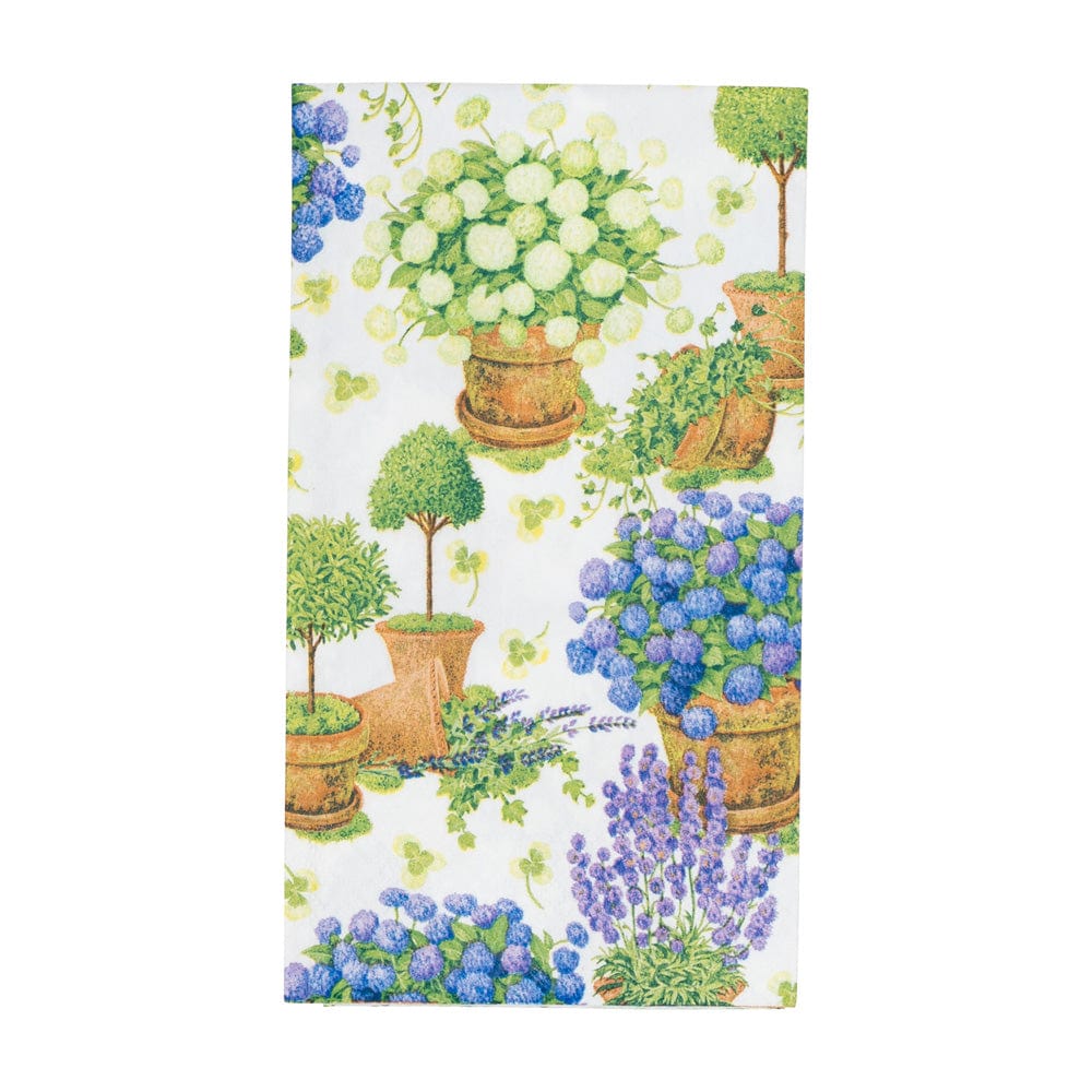NAPKIN GUEST POTTED HYDRANGEAS