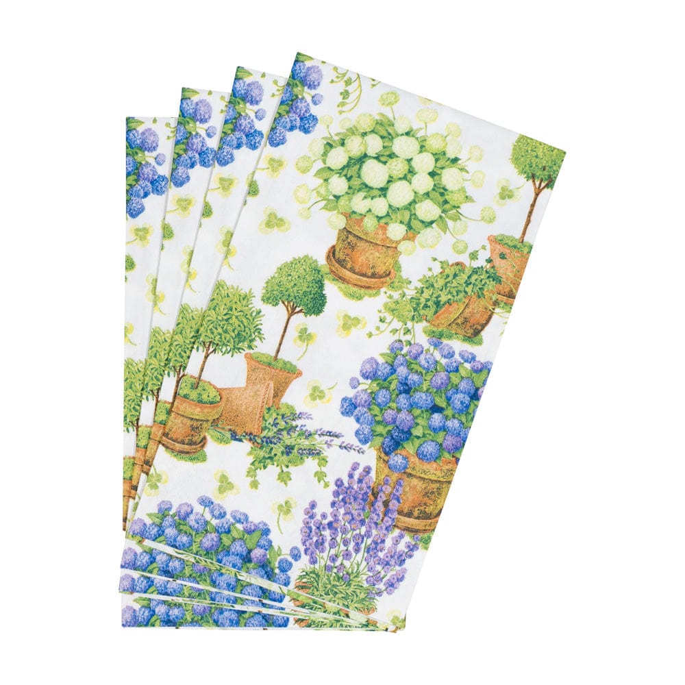 GUEST TOWEL POTTET HYDRANGEAS
