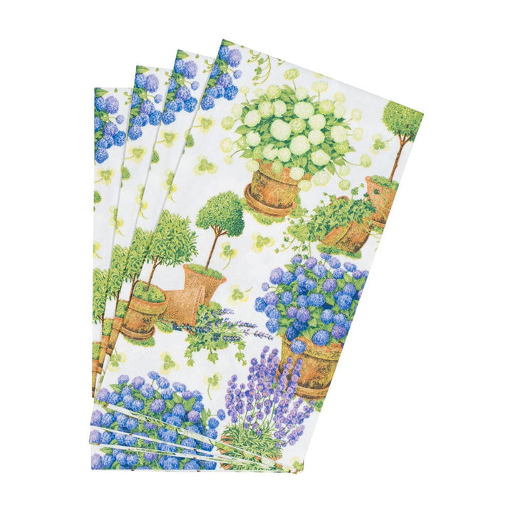 GUEST TOWEL POTTET HYDRANGEAS