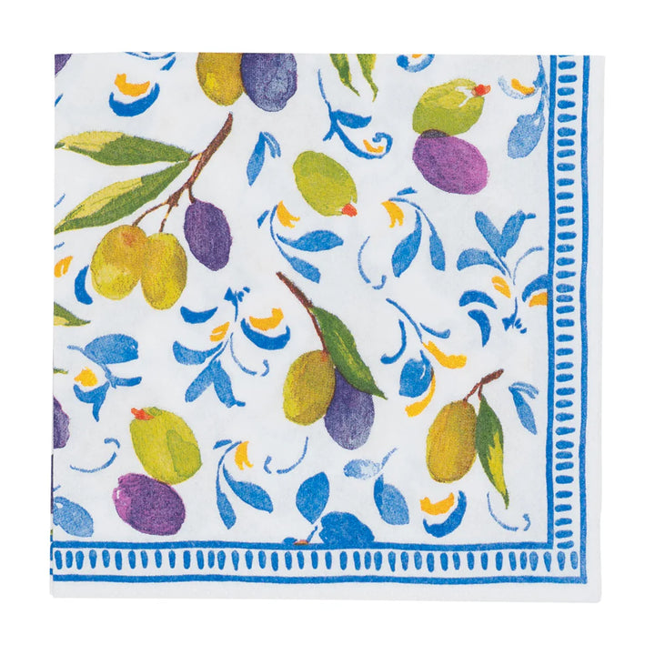 NAPKIN COCKTAIL MEDITERRANIAN BLUE