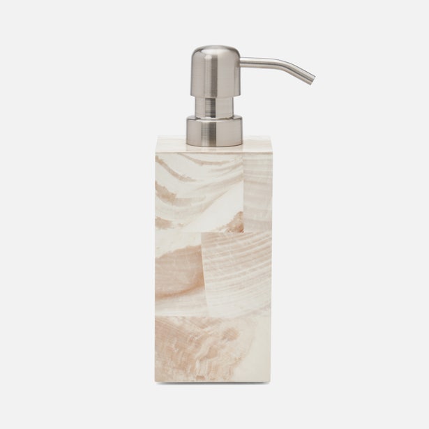 BATH COLLECTION NATURAL FAUX CLAMSTONE