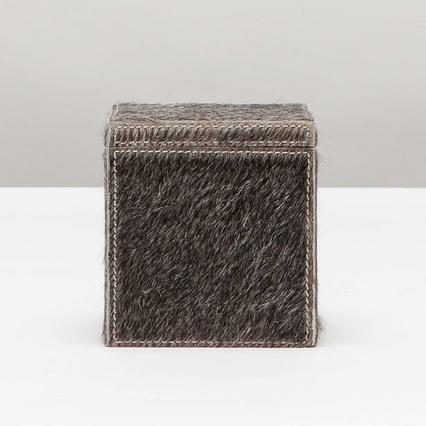 BATH COLLECTION GRAY HAIR-ON-HIDE