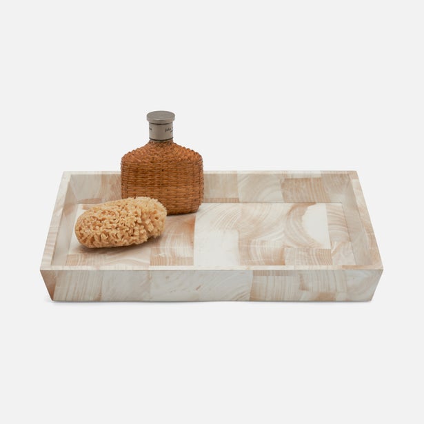 BATH COLLECTION NATURAL FAUX CLAMSTONE