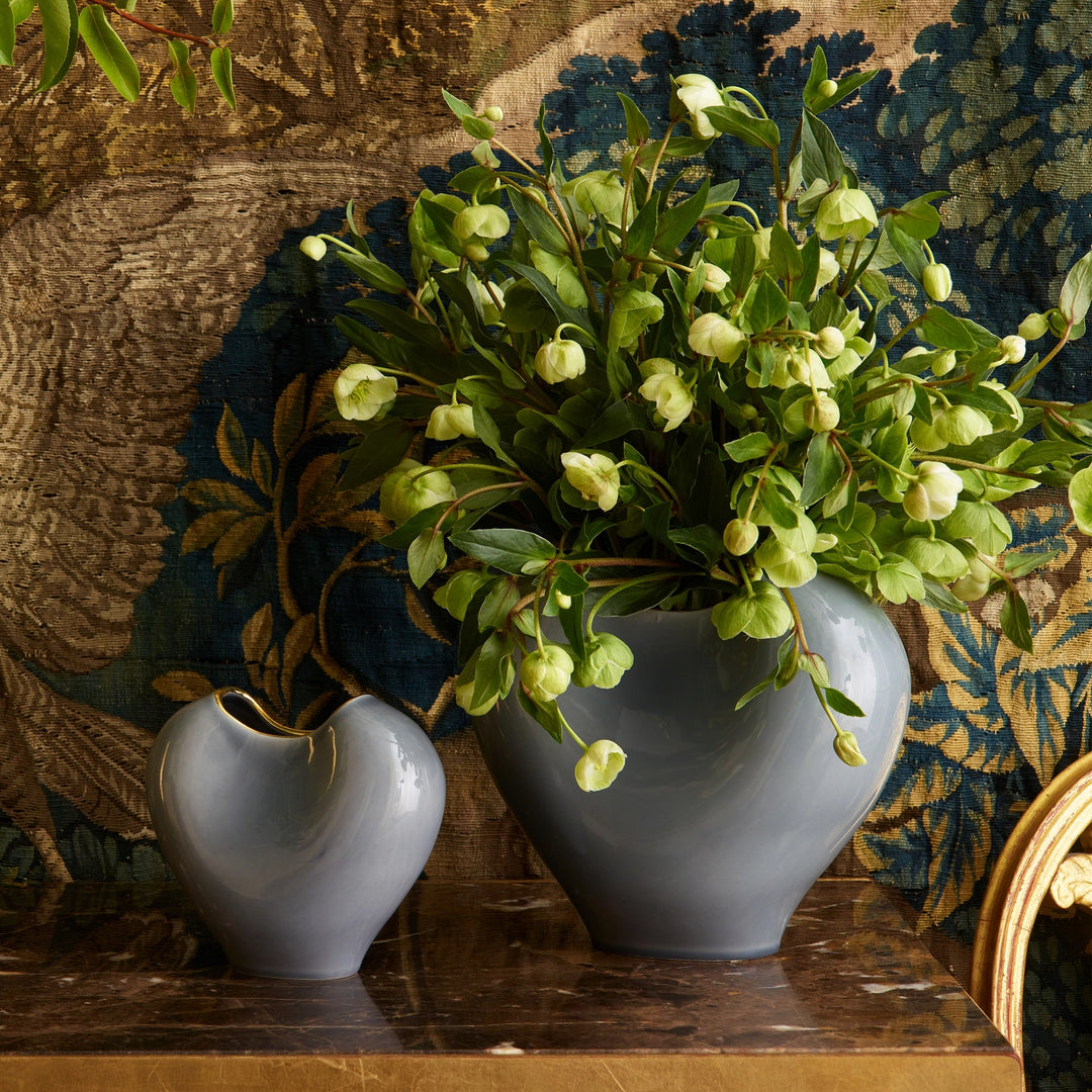 VASE PAOLA DUSK BLUE LG #65640