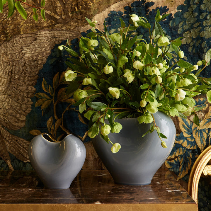 VASE PAOLA DUSK BLUE LG #65640