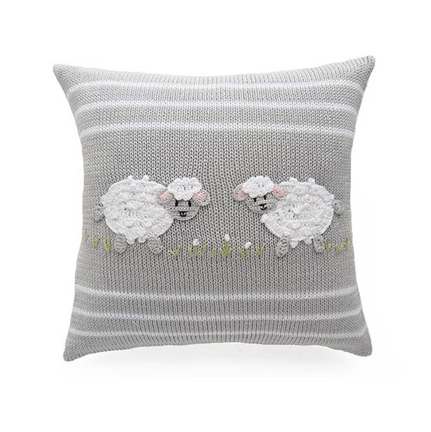 PILLOW LAMB GREY