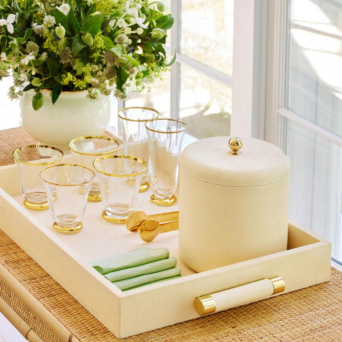 TRAY SERVING CLASSIC SHAGREEN