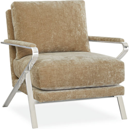 CHAIR S/S METAL FRAME REGENCY HAZE