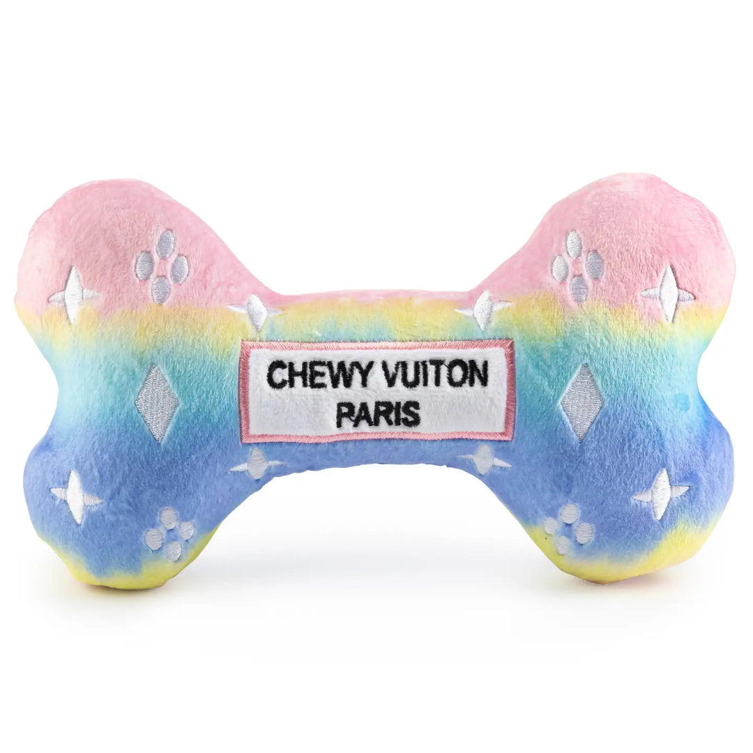 DOG TOY BONE OMBRE CHEWY VUITON