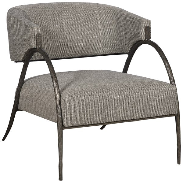 CHAIR METAL FRAME IN FARRAH FOG #72641