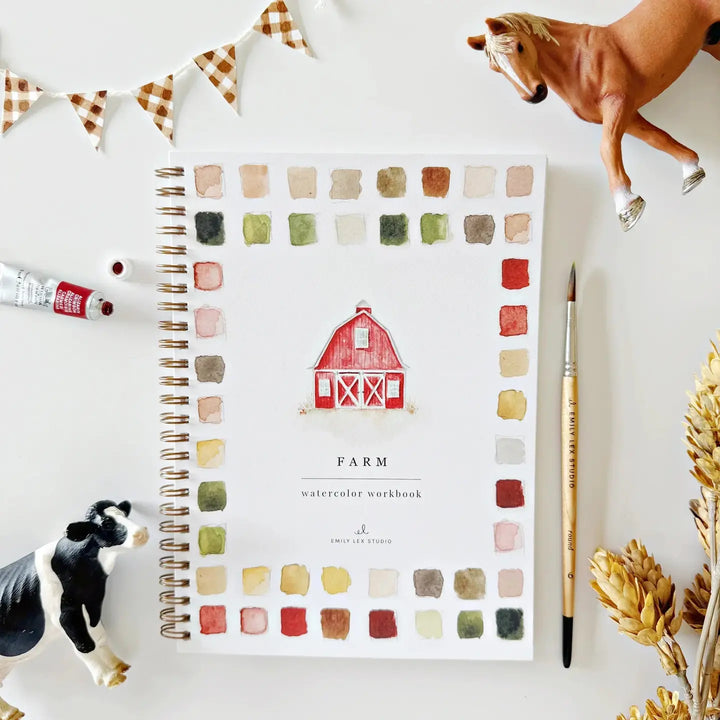 WORKBOOK WATERCOLOR FARM