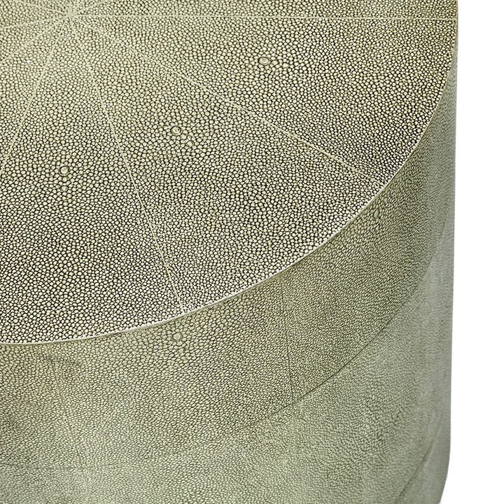 SIDE TABLE ROUND DRUM SHAGREEN #59032 (NRD)