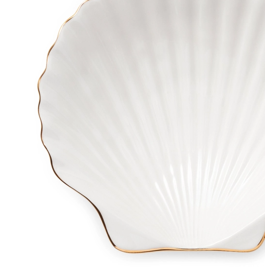PLATE APPETIZER SHELL S/4 #72230