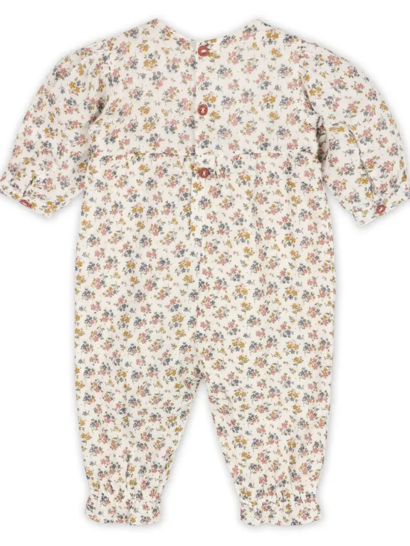 JUMPSUIT FLORAL BUNCH NATURAL (Available in 4 Sizes)
