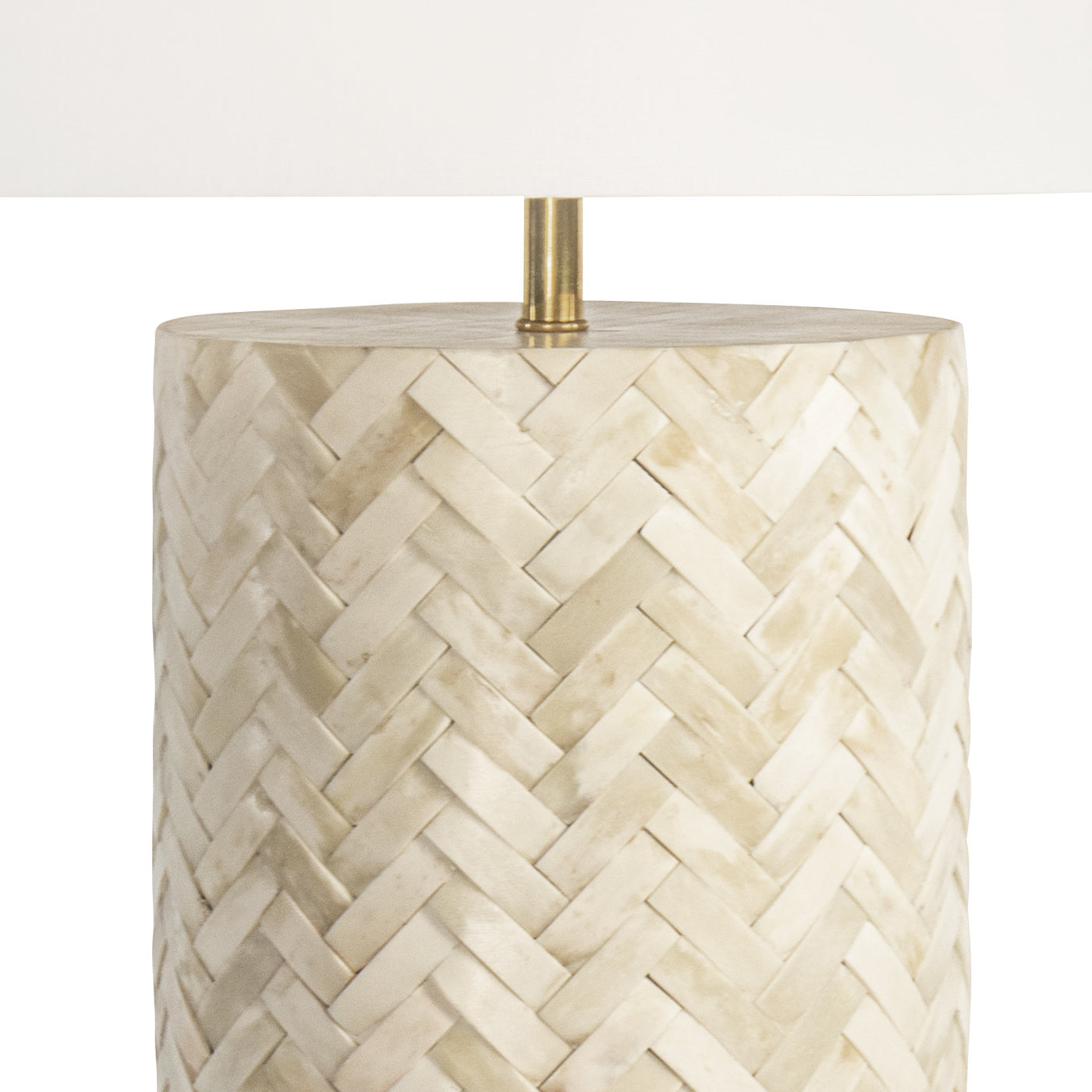 TABLE LAMP NATURAL BONE