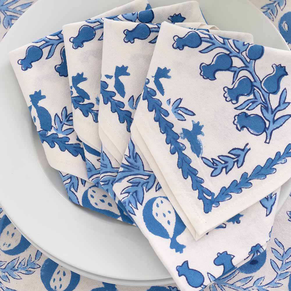 NAPKIN POM BELLS WEDGEWOOD