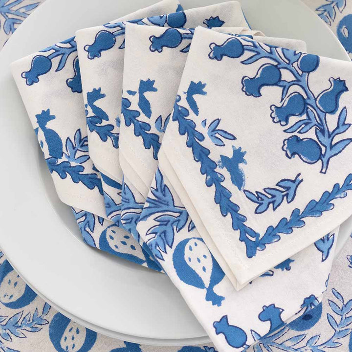 NAPKIN POM BELLS WEDGEWOOD