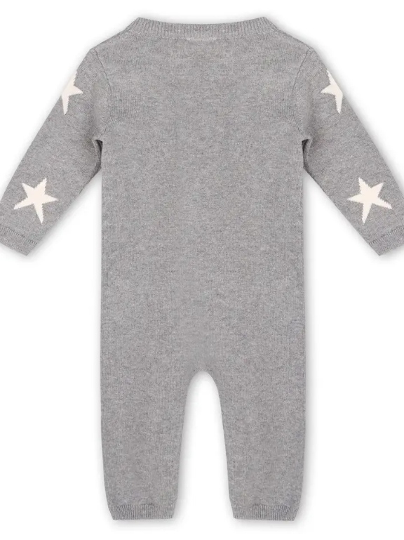 JUMPSUIT STAR HEATHER GREY