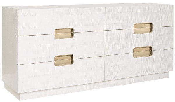 DRESSER SEASALT 6 DRAWERS 4 KNOBS