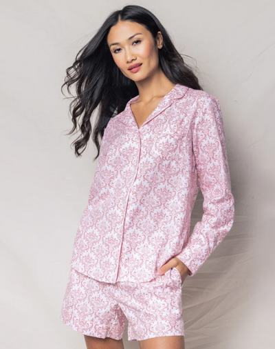PAJAMA SET SHORT VINTAGE ROSE