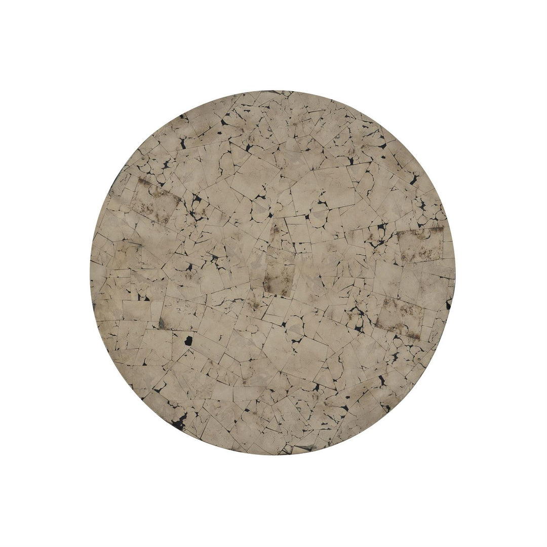 TABLE ROUND SIDE PYRITE #59925