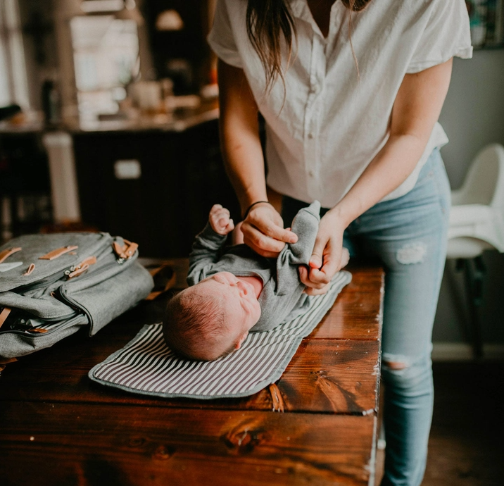 CHANGING PAD RED&WHITE #72954