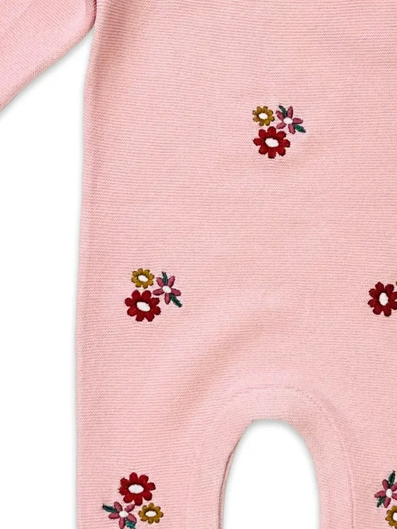 JUMPSUIT FLORAL BOUQUET PINK BLUSH