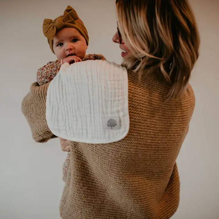 CLOTHS MUSLIN WHITE S/4 #72494