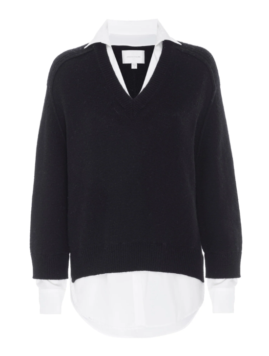 PULLOVER V-NECK LAYERED