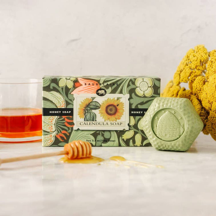 SOAP CALENDULA HONEY DUO 3.5OZ GIFT BOX