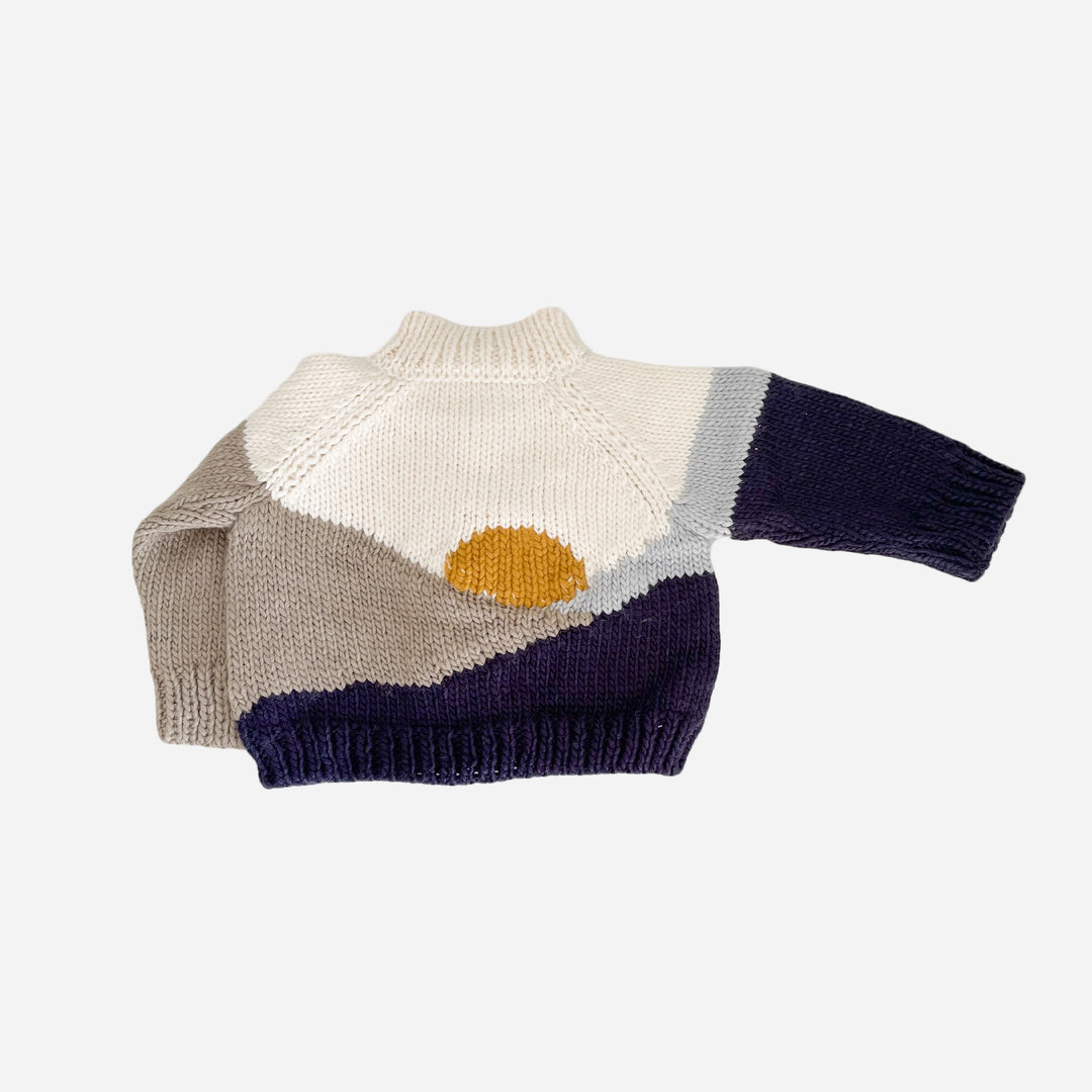 CARDIGAN SUNSET NAVY