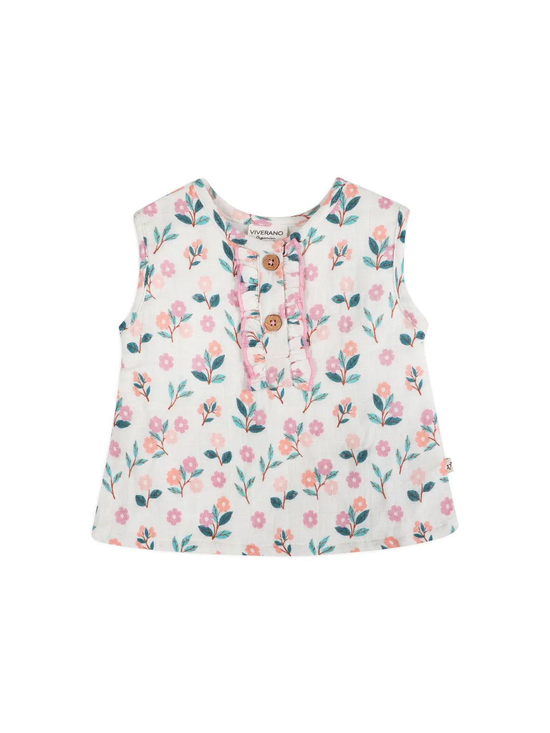 S/2 BLOOM BABY TOP + SHORTS